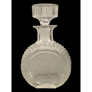 PADEN CITY GLADES SPRING ORCHARD CRYSTAL SCOTCH DECANTER VINTAGE